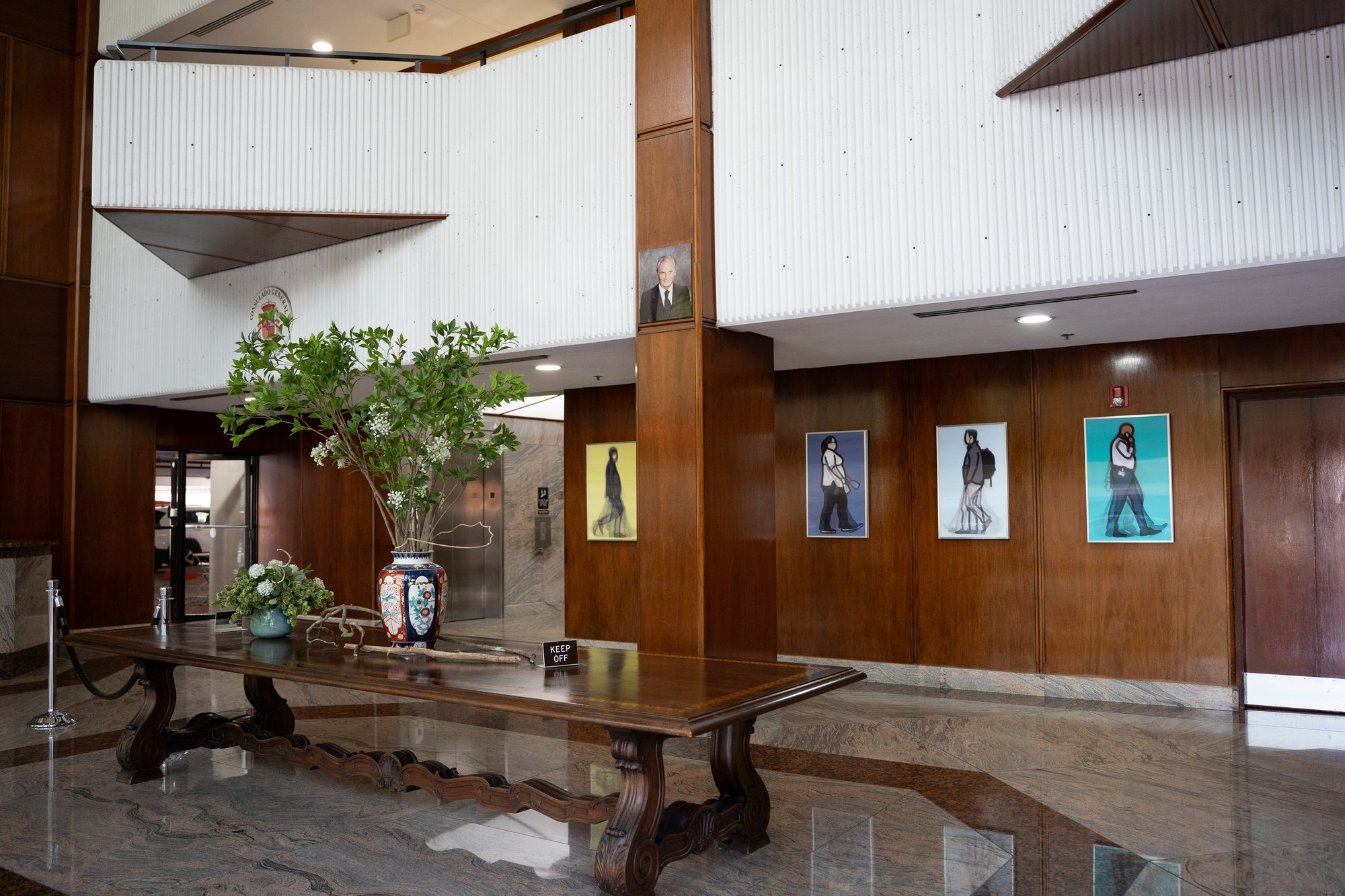Gables Executive Offices lobby in Coral Gables